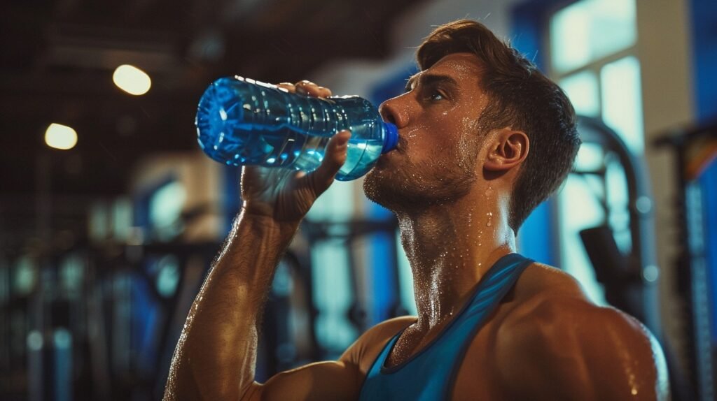 A person drinking water, showcasing the importance of choosing the best water for hydration.